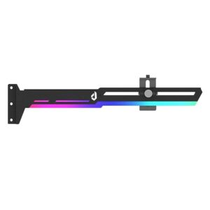 Suport Placa Video UpHere G276ARGB, Reglabil Bidirectional, 5V ARGB, Negru