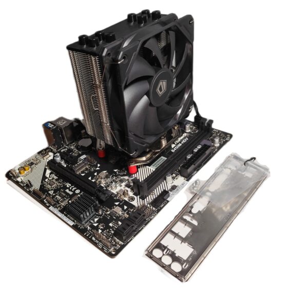 Kit Procesor Ryzen 5 5600, Placa de Baza B450M-HDV R4.0, Cooler ID-Cooling SE-224XTS