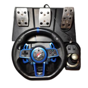 Volan FlashFire F111 Negru cu Albastru